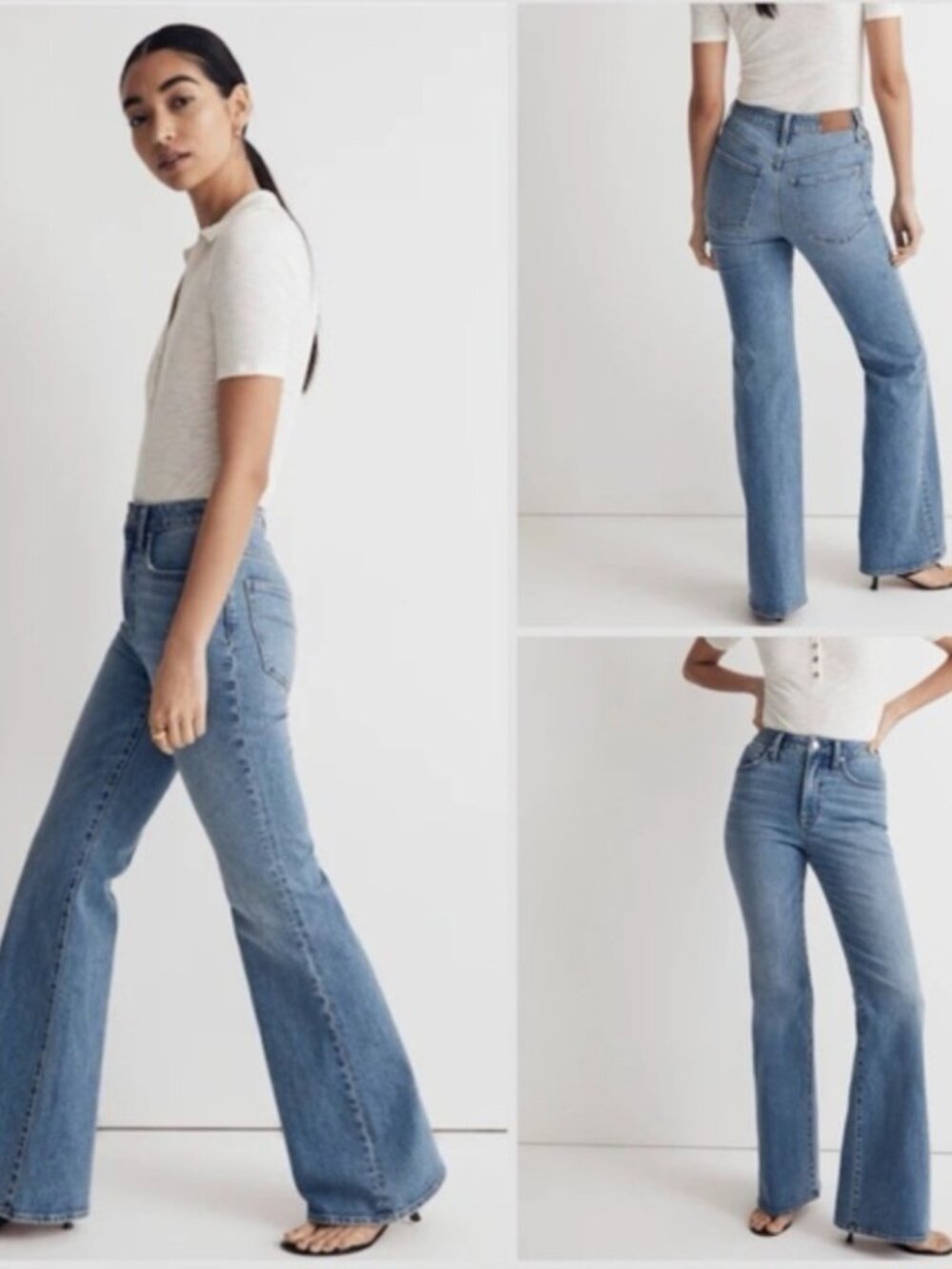 Madewell The Perfect Vintage Flare Denim Jean Women's W31 High Rise NWT